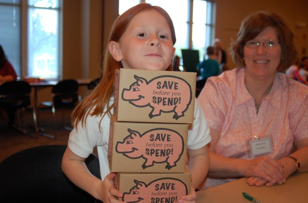 Saving is the start for building wealth so getting kids interested early is key.